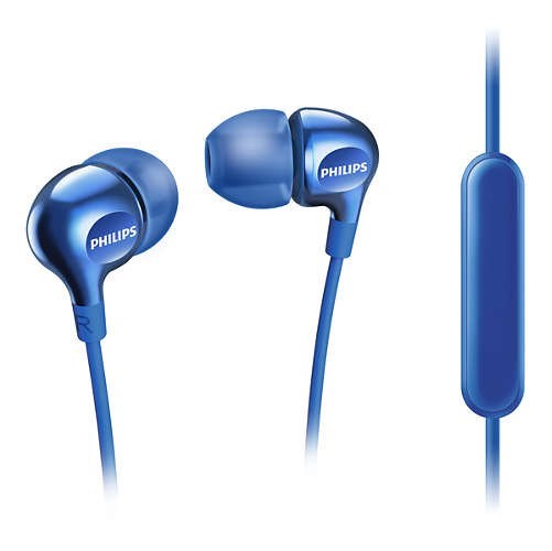 Auricular Philips Con Micro Azul